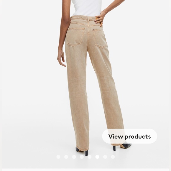 H&M 90s straight high waist pants - Picture 2 of 8
